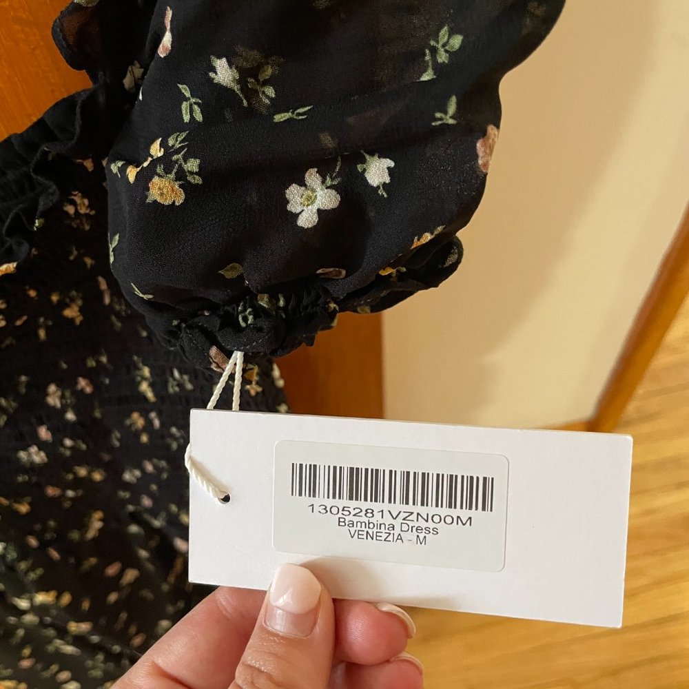 NWT Reformation Bambina Dress - Venezia Print Size M - Picture 5 of 5